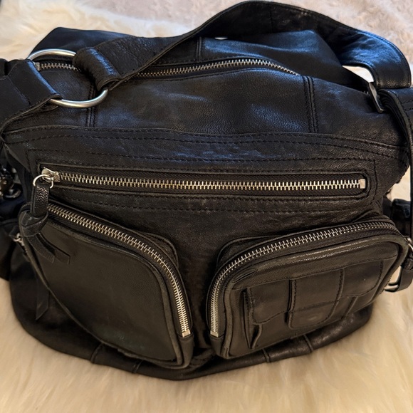 Chocolat Blu Convertible Leather Hobo, Handbag and Backpack 3 In 1 - Picture 14 of 17